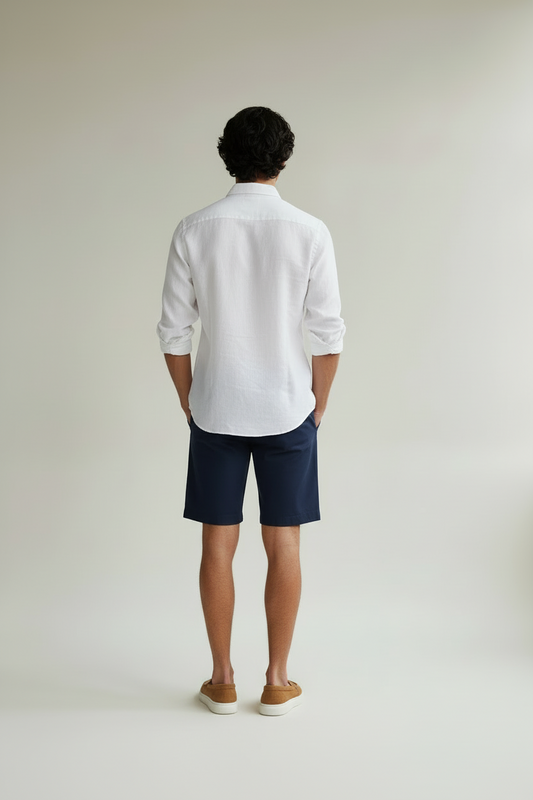 Camisa de lino Blanca