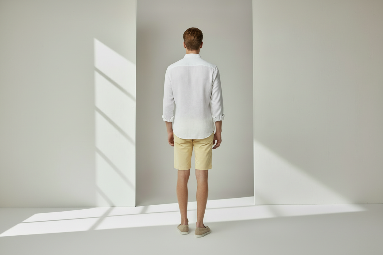 Camisa de lino Blanca